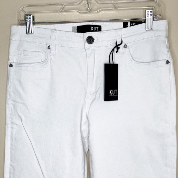 Kut From The Kloth Amy Crop Straight Leg Jeans NWT - Picture 3 of 9
